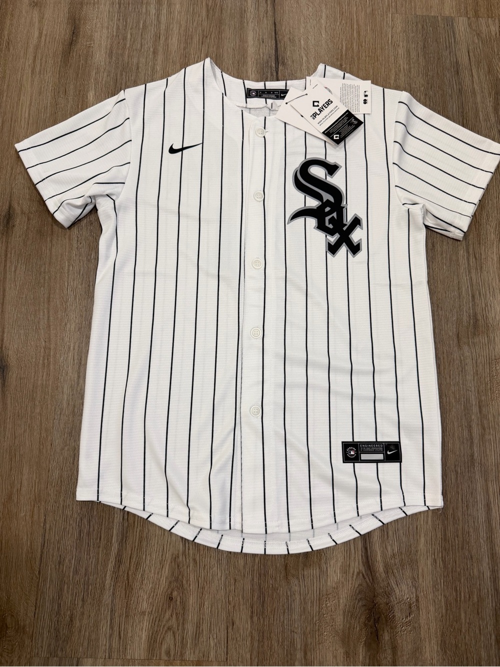 Nike Youth MLB #10 Yoan Moncada Chicago White Sox Baseball Jersey White M 10/12